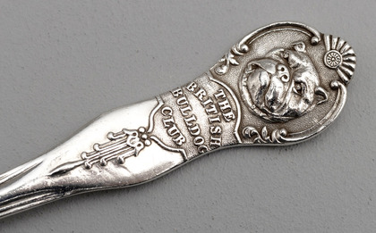 The British Bulldog Club Sterling Silver Tablefork